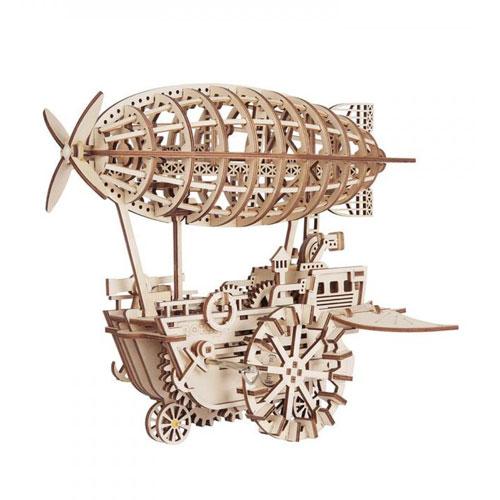 Robotime Mechanical Gears 3D Деревянный пазл (Воздушный транспорт)