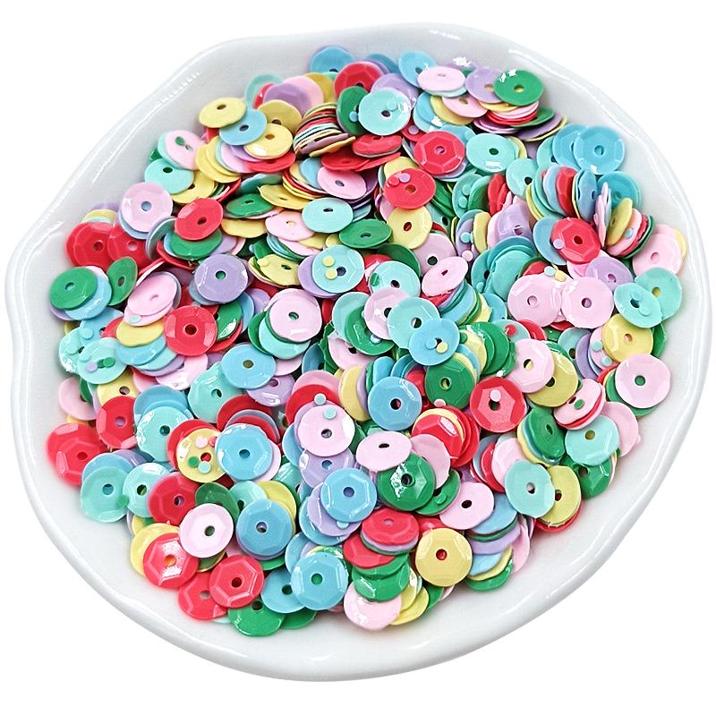 Круглый чехол для телефона со средним отверстием, ПВХ вогнутого типа, чашка для воды, 1500 шт., фантомный цвет, сделай сам, декоративный материал, ювелирные аксессуары, блестящие блестки, креатив