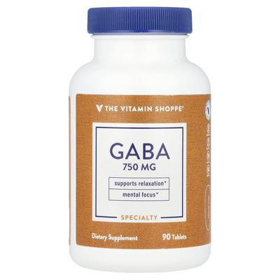ГАМК, 750 мг, 90 таблеток