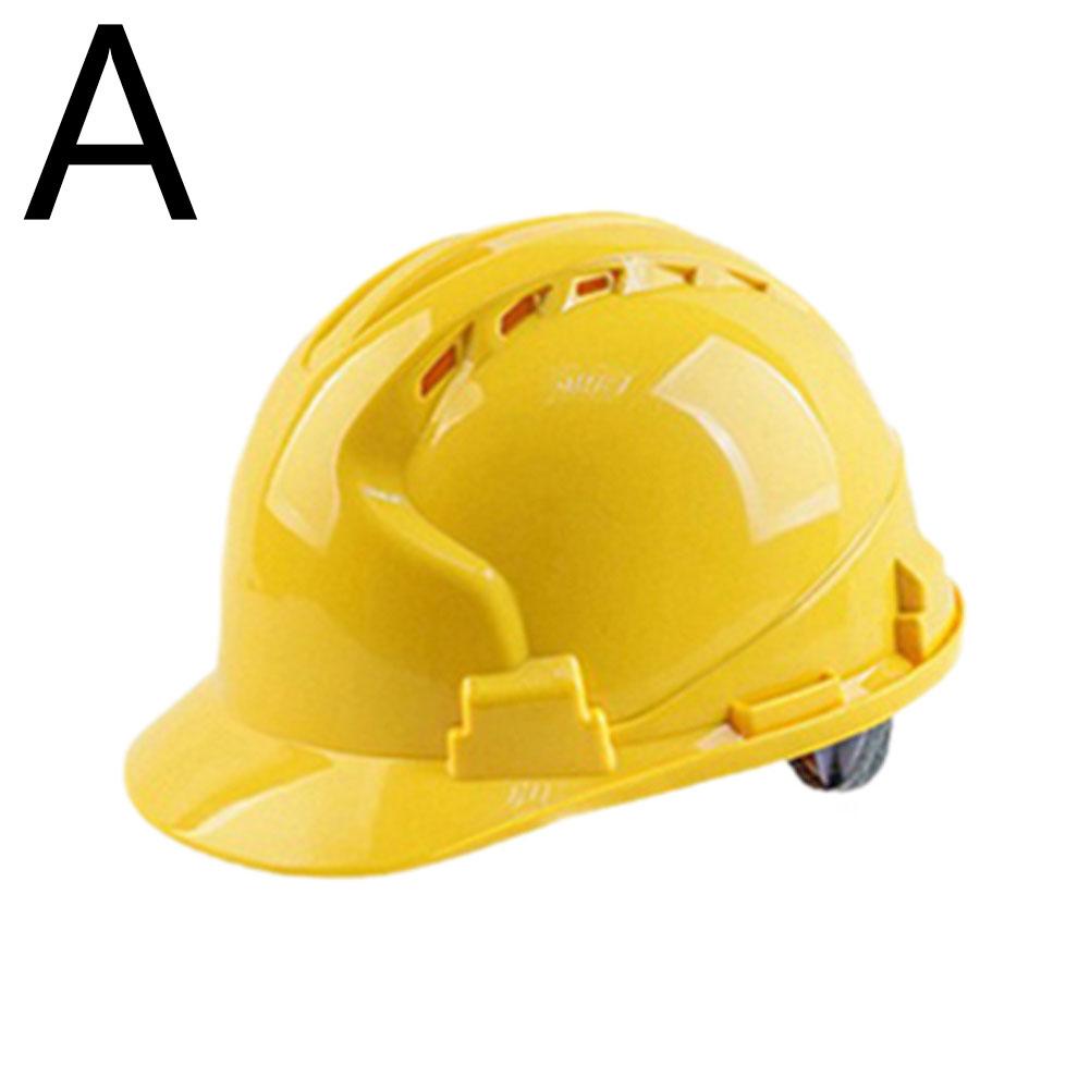 Строительная защитная каска, АБС утолщенная конструкция против скатывания, регулируемый однотонный цвет, решает проблему недостаточной защиты головы