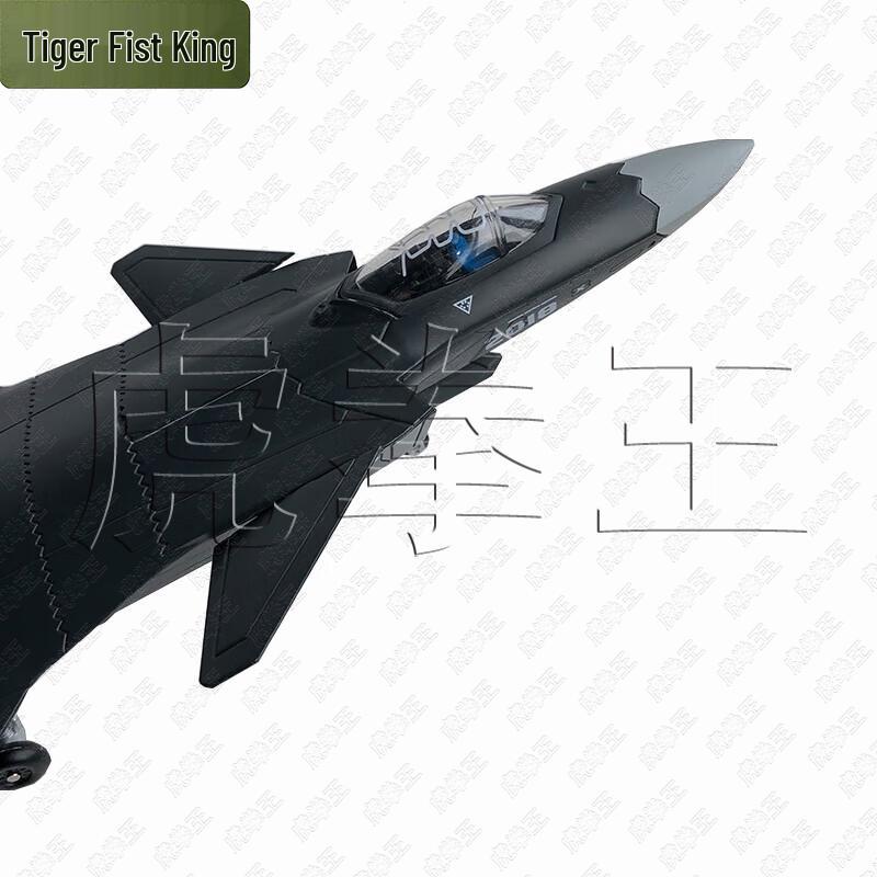 Модель самолета-истребителя J-20 (стелс) литая