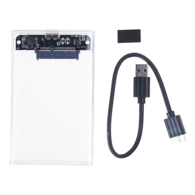 Прозрачный жесткий корпус 2,5 дюйма USB 3.0 для ПК, ноутбука, жесткого диска, универсальное решение для хранения