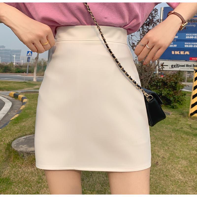 2023 Весна/Лето Корейская конфетная юбка А-силуэта с высокой талией, разноцветная студенческая юбка