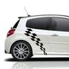 2 шт. Автомобильные боковые наклейки на двери для Renault Clio RS R.S. MK2 3 4 Виниловые наклейки в стиле гоночного флага Аксессуары для тюнинга автомобилей