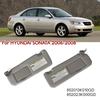Для HYUNDAI SONATA 2006 2007 2008 Серый Бежевый Левый Правый Козырек Солнцезащитный Козырек Козырек Защитная Пластина с Зеркалом 852013K010QD
