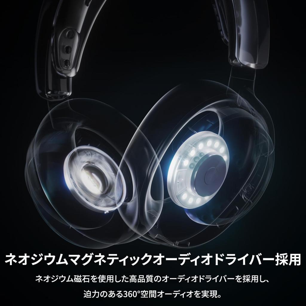 Беспроводная игровая гарнитура SteelSeries Arctis Nova 7 Gen 2 Наушники Голосовой чат Более 300 одновременных подключений к играм и Совместимость с ИИ-шумоподавлением