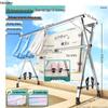 Xinjingzhou Stainless Steel Folding Telescopic Clothes Drying Rack