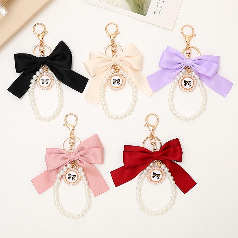 Жемчужина Бабочка узел брелок кулон для женщин сумка подвесные украшения аксессуары автомобиль кулон телефон цепочка