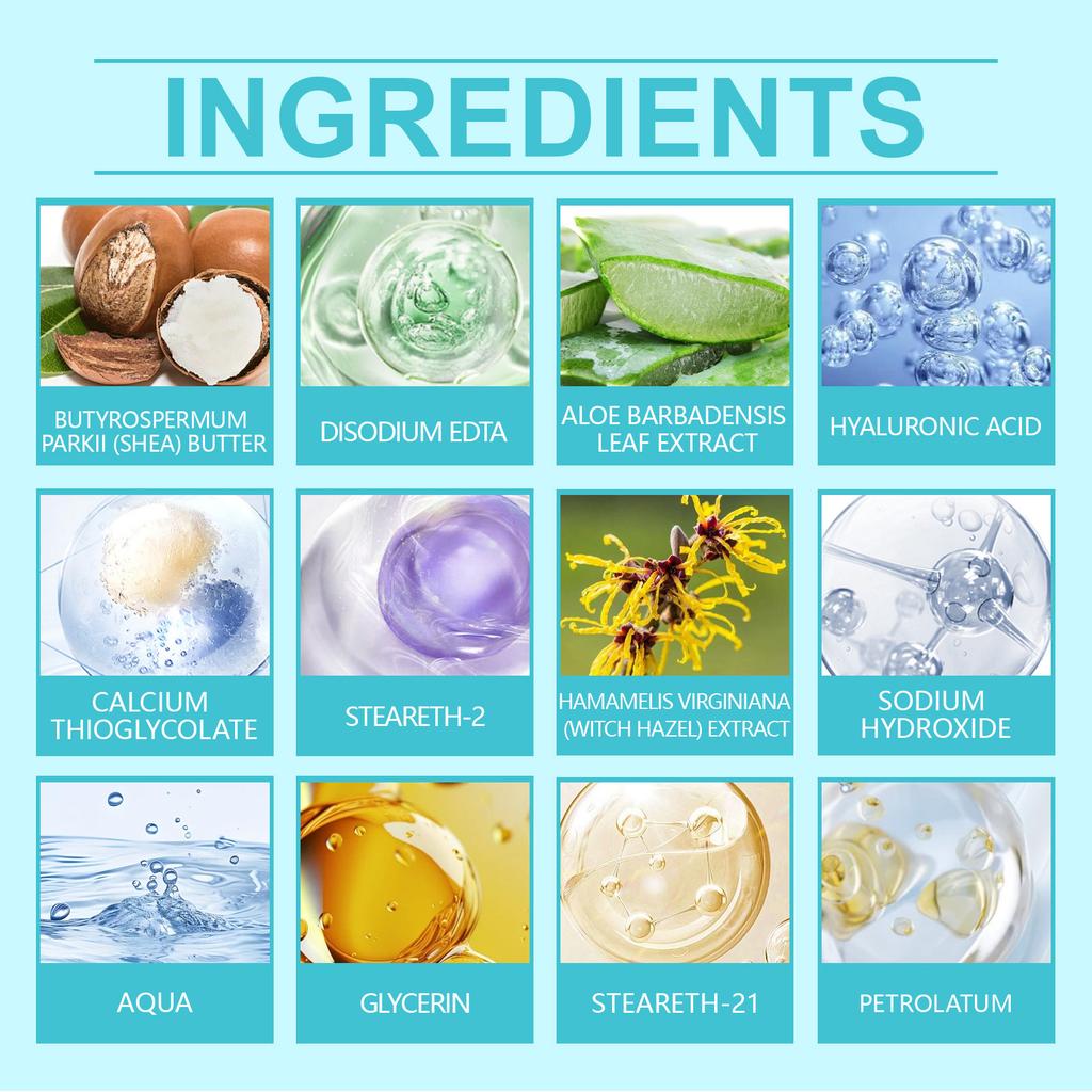 Нежный и успокаивающий крем для удаления волос на руках, ногах, интимных зонах, отбеливающий крем для тела и удаления волос, увлажняющий, 60 г