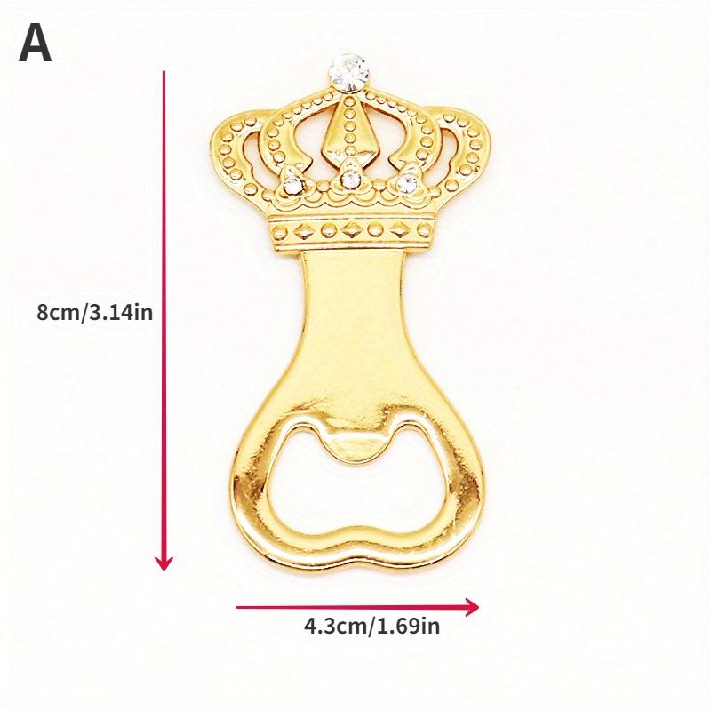 Beer Crown Golden Bottle Opener Party Favors European American Personality Wedding Products Wedding Return Party Gift