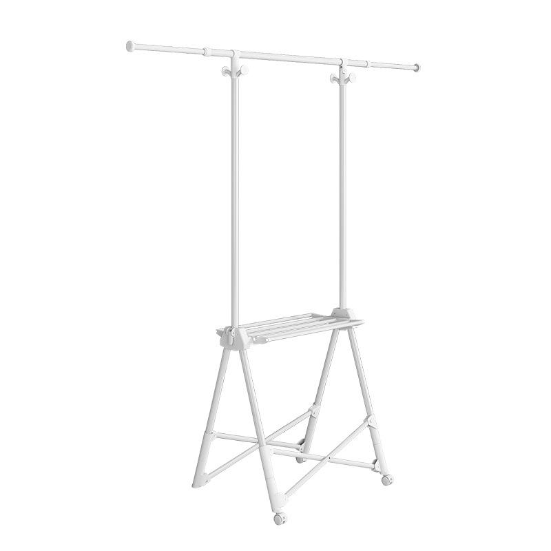 Mobile Bedroom Clothes Rack and Drying Stand