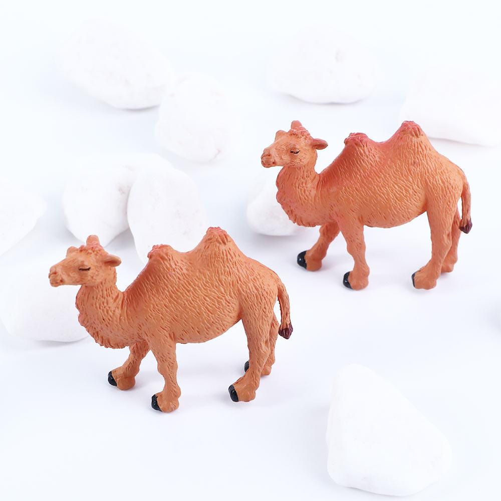 Desert Craft Camel Model Glass Decor Miniature Home Decoration Fairy Garden Figurines