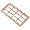 1:12 Dollhouse Miniature Wooden 12-Pane Window Frame Model Accessories Toys