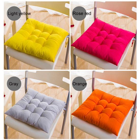 Chair Cushion Solid Color Anti Skid Wear-resistant Breathable Non-Slip Cushion for Home