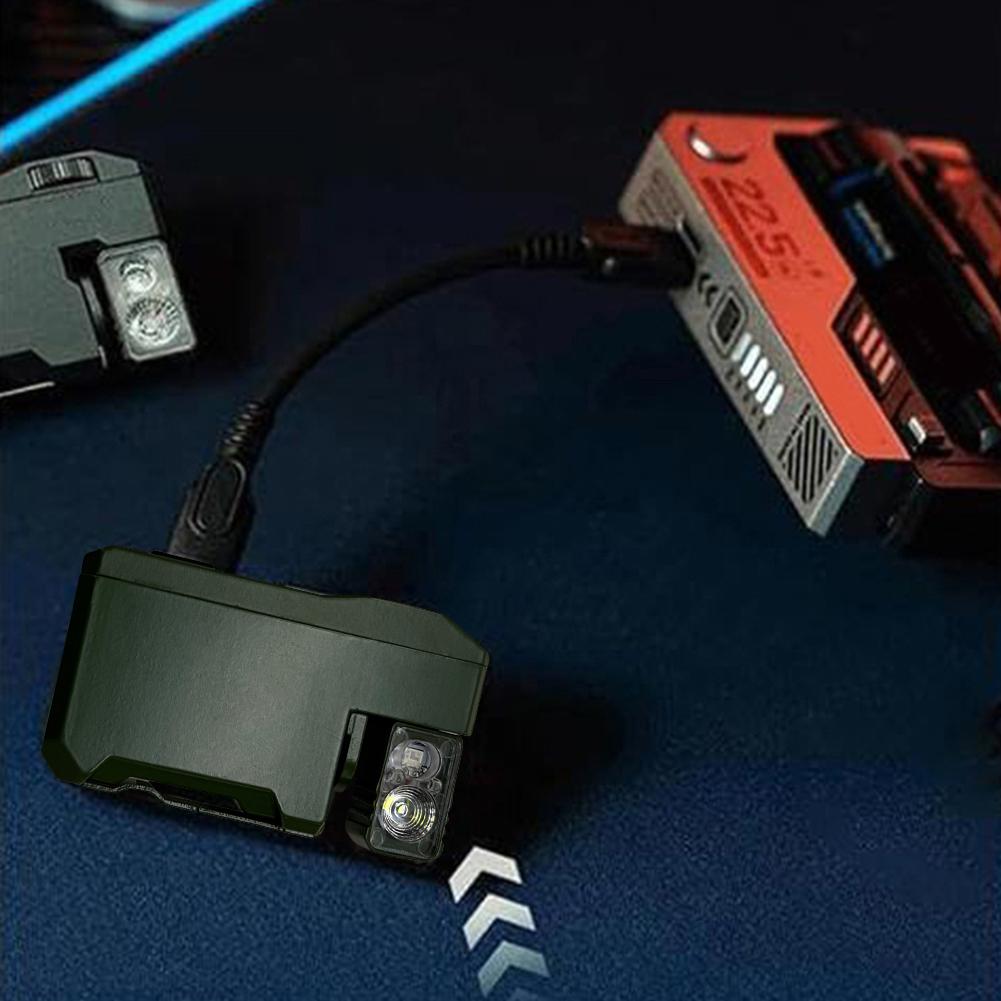 G5 EDC Mini Flashlight 400LM Portable Flat Pocket Flashlight TypeC Rechargeable for Outdoor Camping Fishing Emergency Lighting