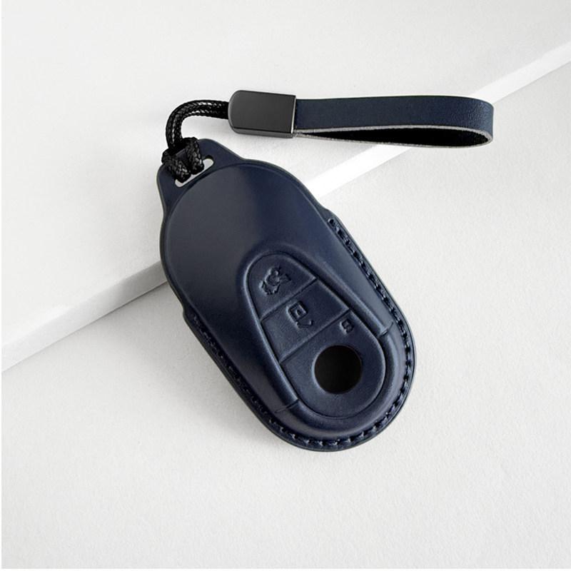 Mercedes-Benz Genuine Leather Key Case for GLC, Class A, S, C200, E300 Models