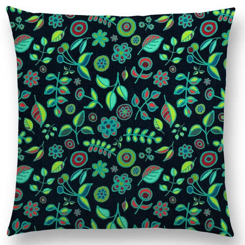 Новый Милый Рождественский Подарок Фрукты Тыква Мороженое Интересное Искусство Красочный Декоративный Узор Наволочка Подушка для Дивана