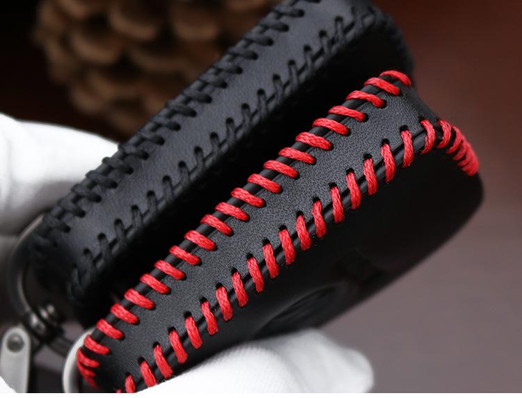 Ключница из натуральной кожи ручной работы для Skoda Octavia и VW Golf 7