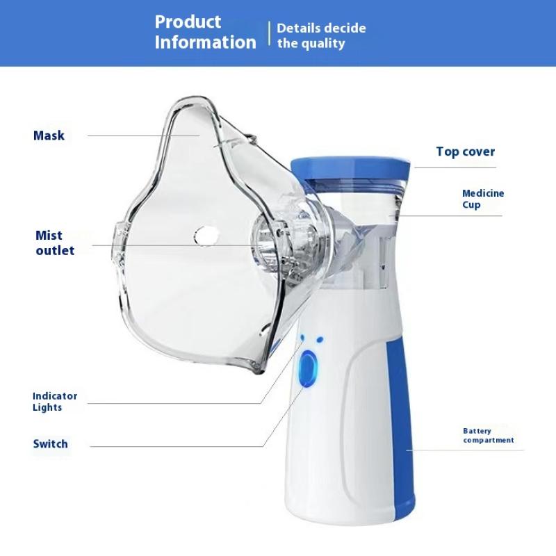 Портативный небулайзер Эффективный ручной небулайзер для взрослых и детей Ультразвуковой небулайзер Медицинский компрессорный небулайзер