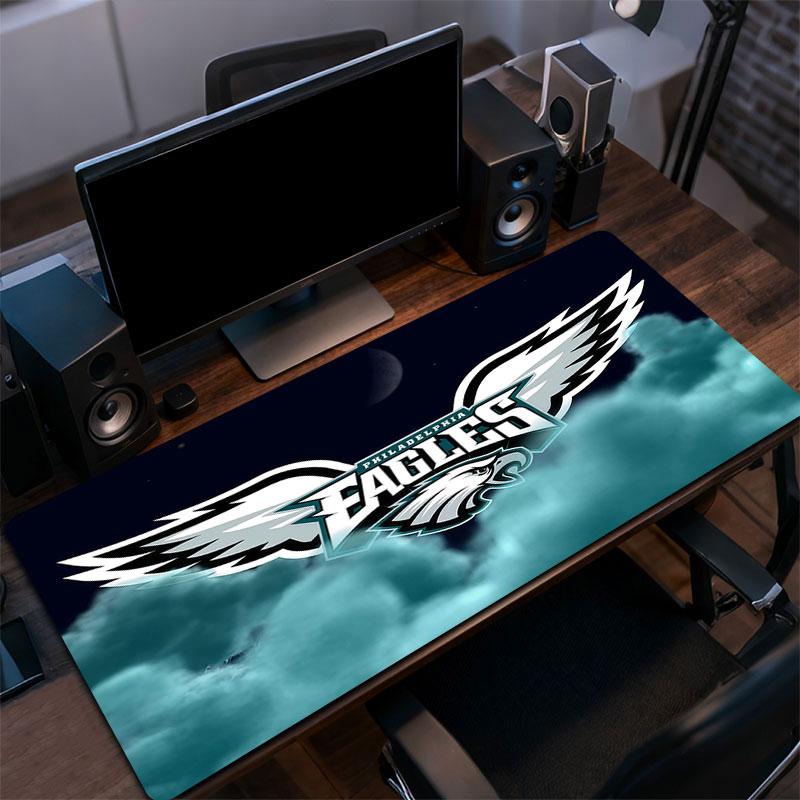 PHI Eagles Mouse Pad, Large Gaming Desk Mat, Non-slip XXL Mousepad for Laptop & Tablet, Mini PC Playmat with Stitched Edges