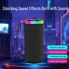 Портативная Bluetooth-колонка W17 для улицы с функцией TWS, слотом для карты и цветным световым эффектом - Отличное соотношение цены и качества
