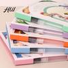 Travel Watercolor Painting Kit Portable Gouache Book Tri-Fold Design Pad Set with Art Creation 12 Color Grids Ergonomic Brush Stress Relief All-in-one