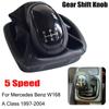 Для Mercedes Benz A-Class W168 1997 1998 1999 2000 2001 2002 2003 2004 Руководство 5-скоростная ручка переключения передач Ручка переключения передач Уровень кожи