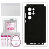 apgo Skin Sticker Film Foil Vinyl for the BACK+SIDES Compatible with Samsung Galaxy S24 Ultra, Scratch-resistant, Easy To Install - Matrix