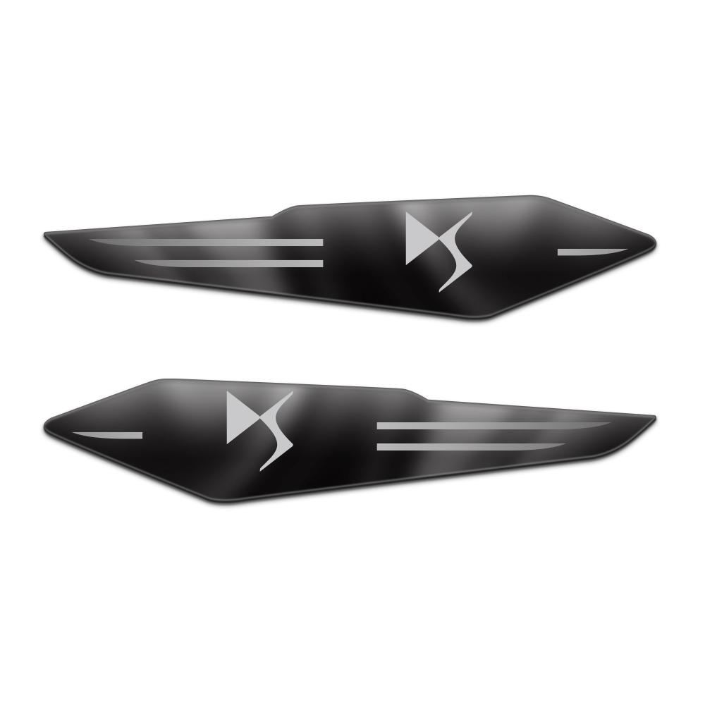 GEFR3 2Pcs Car Metal Reflective Logo Side Body Fender Decorative Stickers For Citroen C1 C2 C3 C4 C4L C5 C6 C7 VTS C-ELYSEE Berlingo