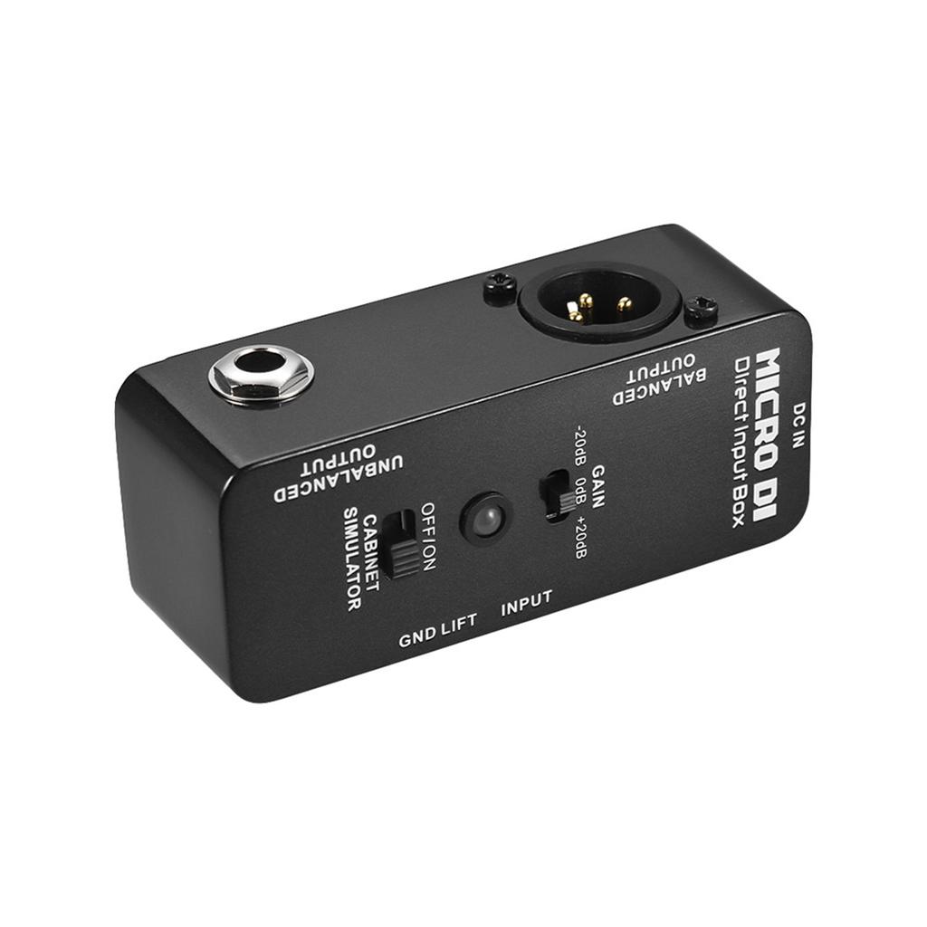 MOOER MICRO DI Симулятор кабинета DI-бокс Бокс прямого входа Педаль Цельнометаллический корпус