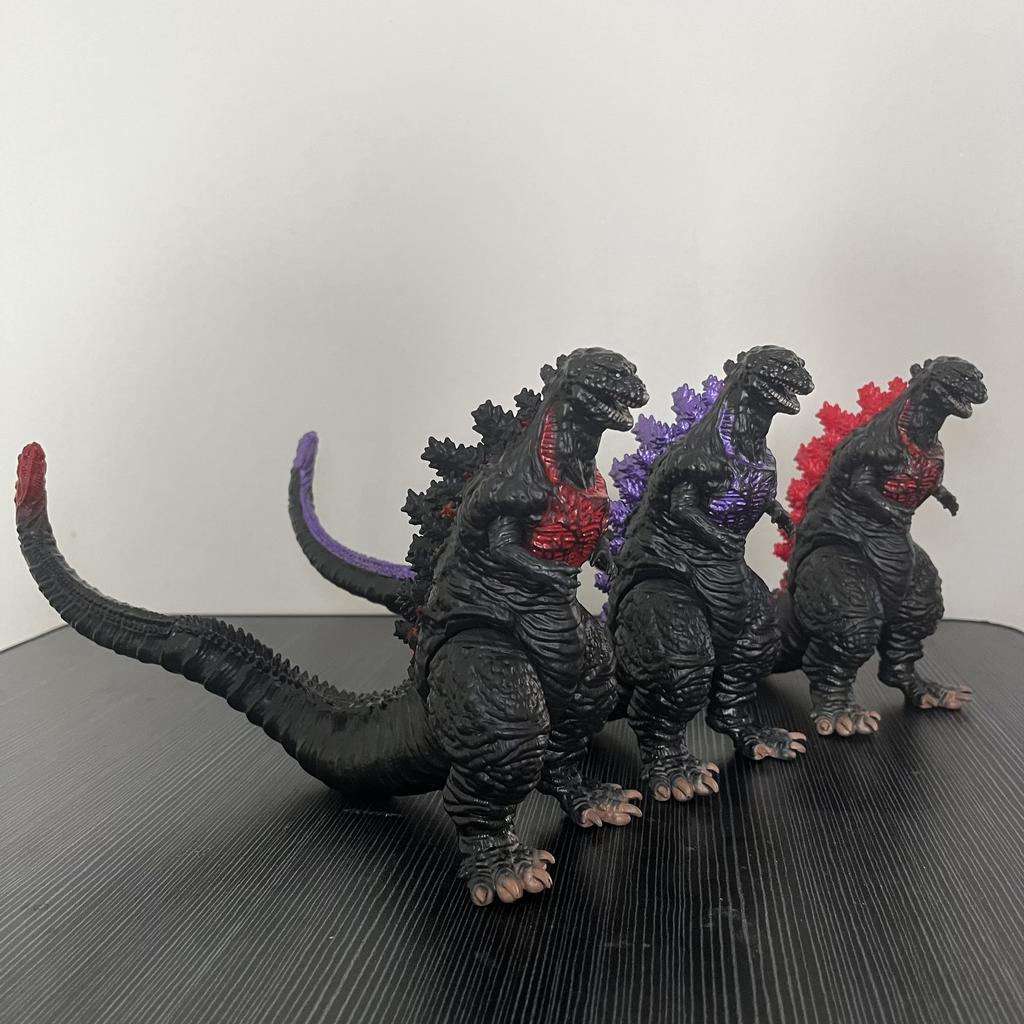 Godzilla Moive Action Figure Shin Godzilla Red Lotus Model 17cm 3 Colors Monster Soft Glue Dinosaur Kids Toys Movable Doll Gifts
