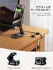 JOYROOM Cable Holders [Set of 6 - Industry First Magnetic] Cable Clips, Cable Management, Smooth Cable Management, Cord Holder, Desk-Mounted Cord