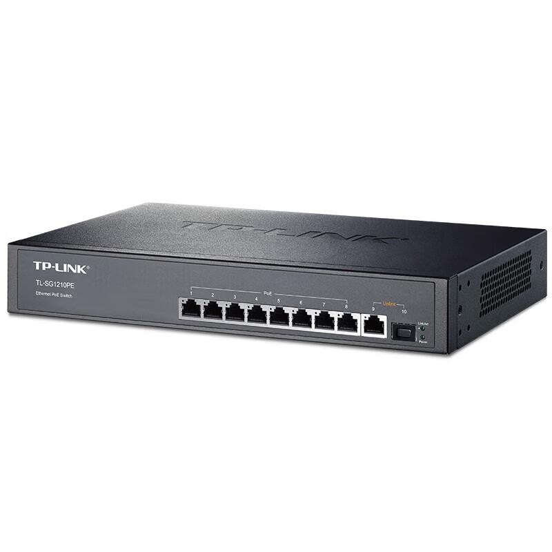 TP-Link TL-SG1210PE 8-Port Gigabit Unmanaged PoE+ Switch