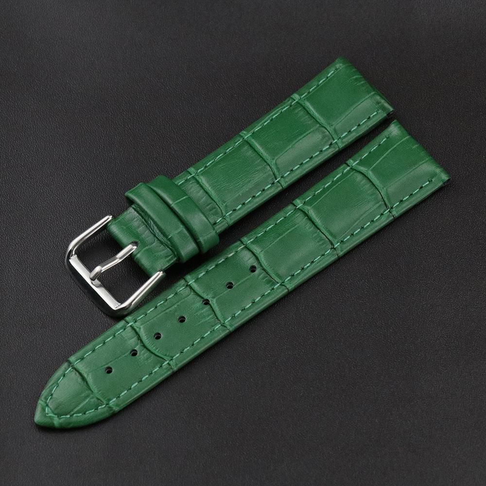 Watch Band Genuine Leather Straps 12mm/14mm/16mm/18mm/20mm/22mm/24mm Watch Accessories High Quality Colors Watchbands