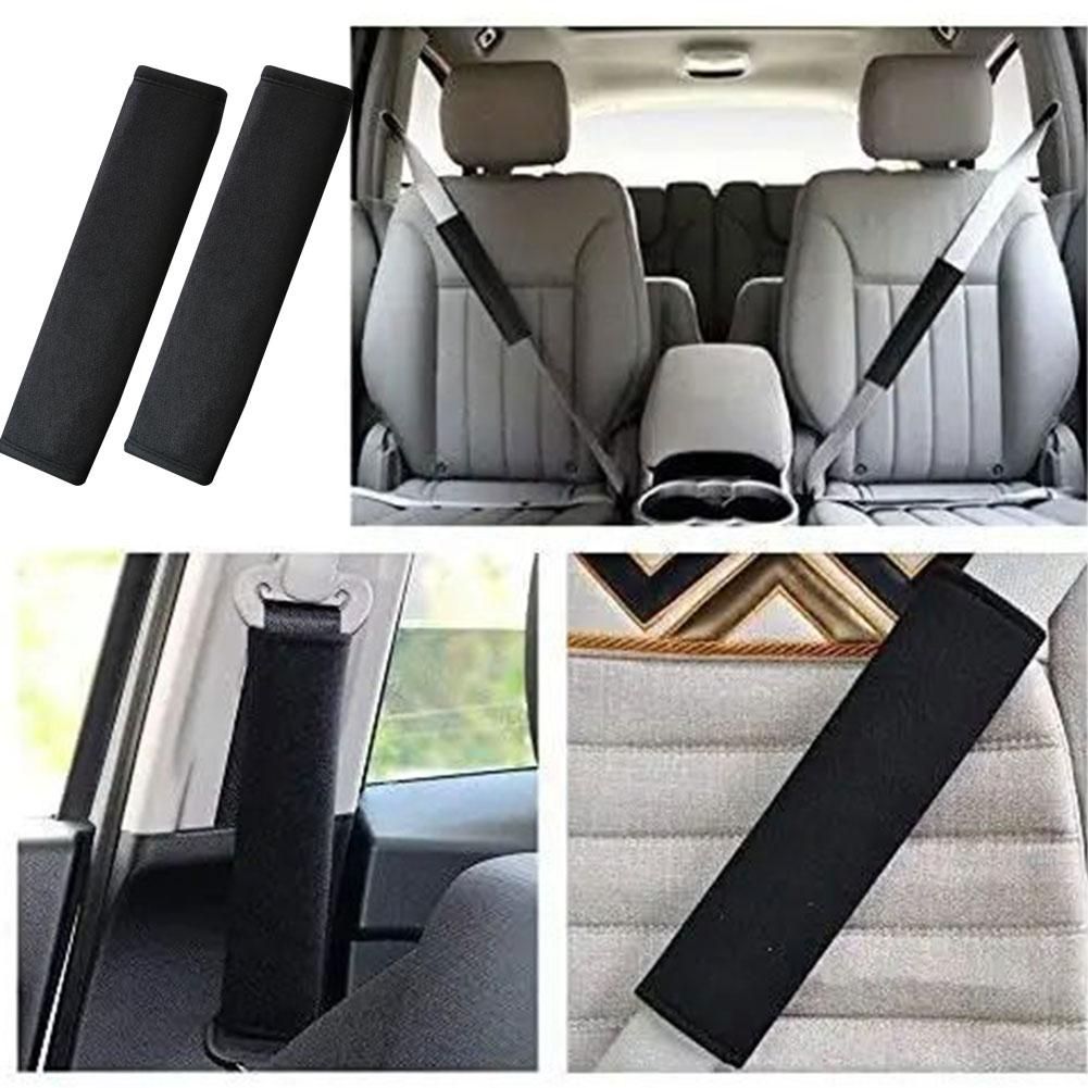 New 2pcs Car Seat Belt Cover Terylene Seat Belt Shoulder Decoration Shoulder Soft Pad Cushion Protector Auto Guard Interior U1I1