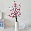 Yousheng Искусственная ветка цветущей сливы Поддельные стебли цветущей вишни Стебель длиной 21 дюйм Искусственный шелковый цветок для свадьбы, дома, офиса, спальни, вечеринки, стола