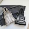 Hollow Mesh Pocket Shoulder Bag Large Capacity Fashion New Armpit Handbag Simple Shoulder Bag