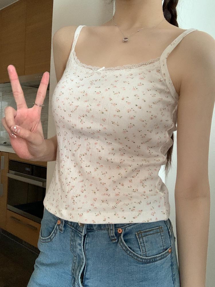 Вискозный жаккардовый утягивающий жилет-майка - Летняя коллекция 2024 для женщин