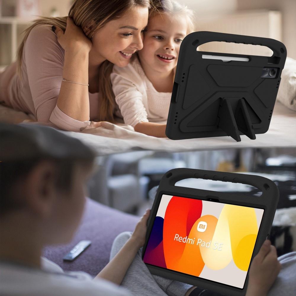 Children' case for Xiaomi Redmi Pad SE 11", child-size with handle, Black