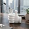Desk Organizer for Stationery 3D Printed Thumbs?Up Pen Holder, Funny Gesture Shaped Organizer, Creative Thumb-Up Pencil Holder Cup, Cute Desktop