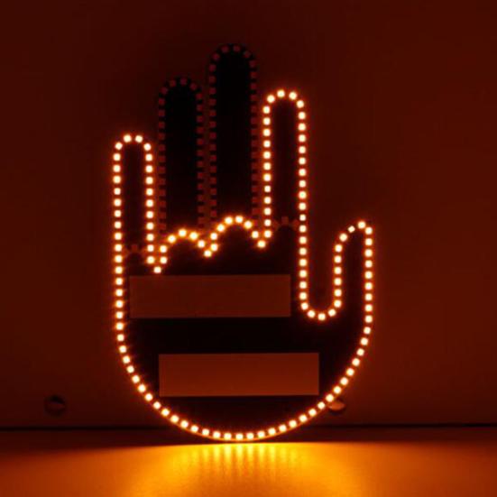 Автомобильный светодиодный индикатор заднего фонаря с дистанционным управлением, легко устанавливаемый знак заднего окна