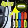 Car Open Reflective Strips Warning Stickers Auto Door Bumper Warning Mark Night Driving Safety Decor Car Luminous Stickers