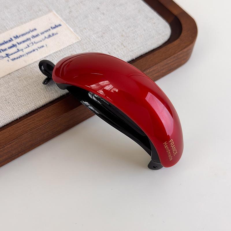 Ацетатная заколка-банан, заколка-твист, корейская новая заколка для хвостика, простая большая нескользящая заколка для волос, головной убор, аксессуары для волос для девочек и женщин