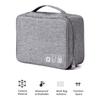 Дорожная сумка-органайзер для электроники, сумка для хранения кабельных аксессуаров, свободное отдельное пространство