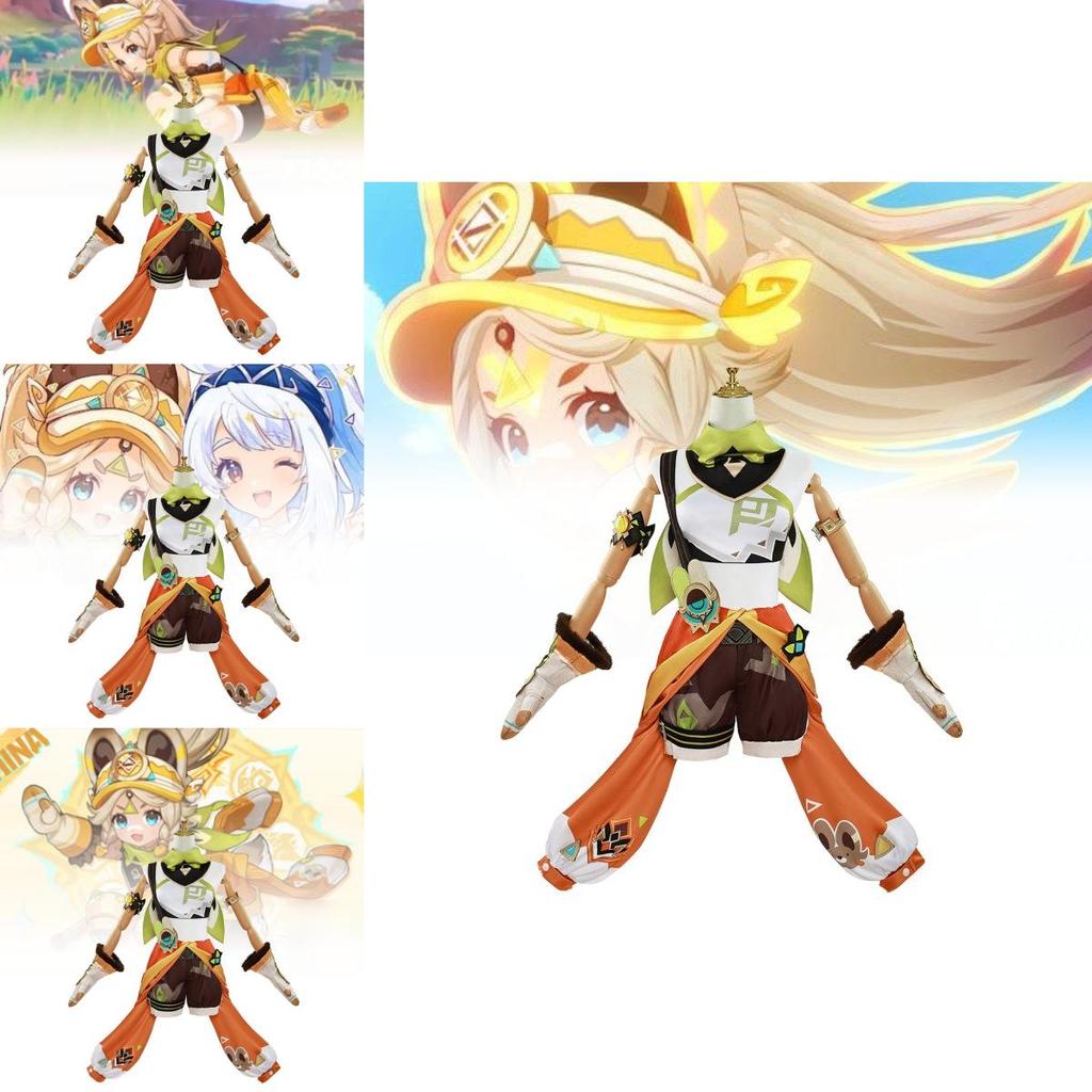 Genshin Character Impact Костюм для косплея Женщина Качина Костюмы Одежда для выступлений