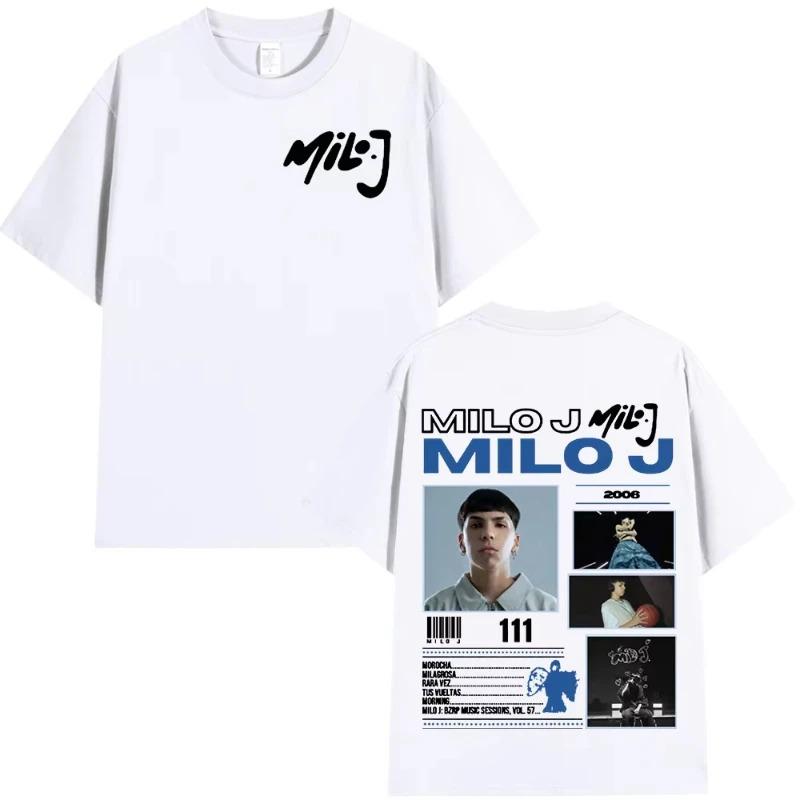 Rapper Milo J 111 166 Album TShirt Unisex Fashion Hip Hop TShirt Pure Cotton Casual Loose Short Sleeve Women And Unisex Tshirt