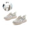 Leather dad shoes women's summer new thick-soled mesh breathable sports women's shoes casual versatile women