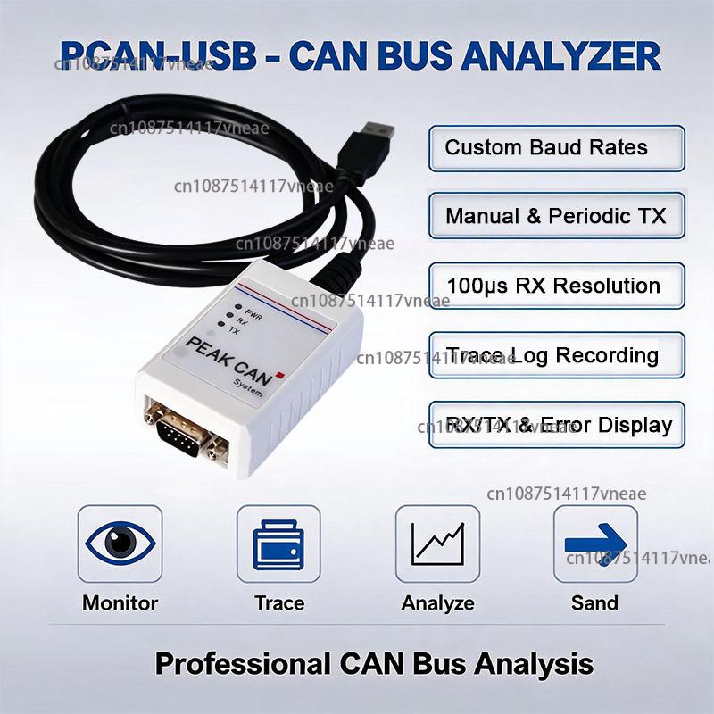 PCAN-USb Compatible with Original Peak Model Ipeh-002022/002021 PCAN Peak USB to CAN Bus Analyzer Tool