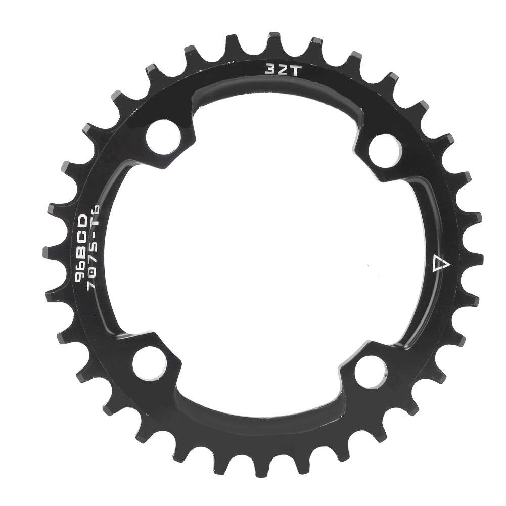 Bicycle Chainring 96BCD Bicycle Narrow Wide Round Chainring Repair Chainring for Mountain Bike Durable Replacement (32T)