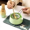 Matcha set, 5-piece tea utensil set including tea whisk, tea bowl, tea whisk stand, tea scoop, and tea strainer, Matcha green [Product]